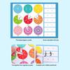 Magnetic Fraction Tiles Circles Book with Pen Percentage Decimal Fraction Learning Elementary Students Teaching Aid Educational Fraction Puzzle