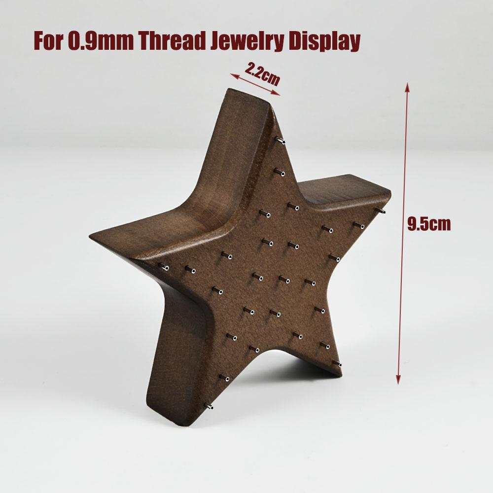 1 шт. деревянная витрина для пирсинга, футляры в форме цветка и сердца, подставка для сережек, пирсинга живота, губ, языка, ювелирных изделий из цельного дерева