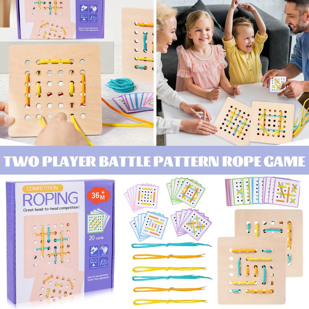 Дошкольное образование. Детская игра с двойным узором для тренировки координации движений рук и глаз. Обучающая игрушка.