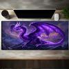 1PC Custom Name Purple Dragon Fantasy Art Mouse pad, keyboard and mouse desk pad, for computer notebook  Birthday Gift For Any Room Or Office