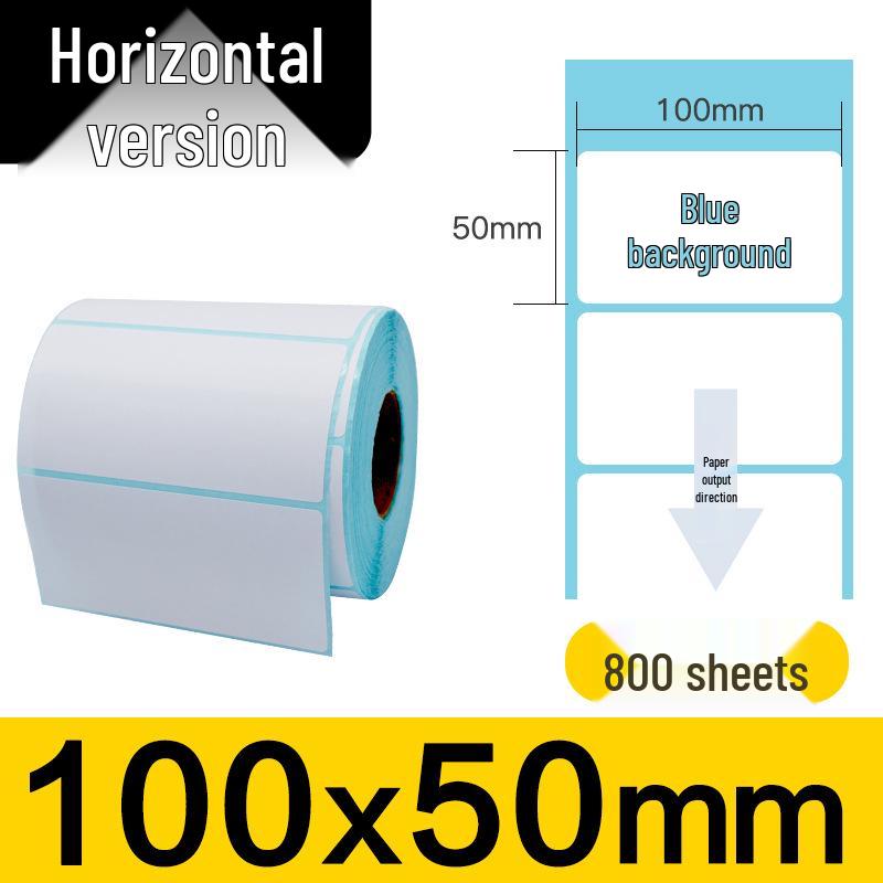 100x100x150mm Three-Proof Self-Adhesive Thermal Label Paper for Barcode Printing