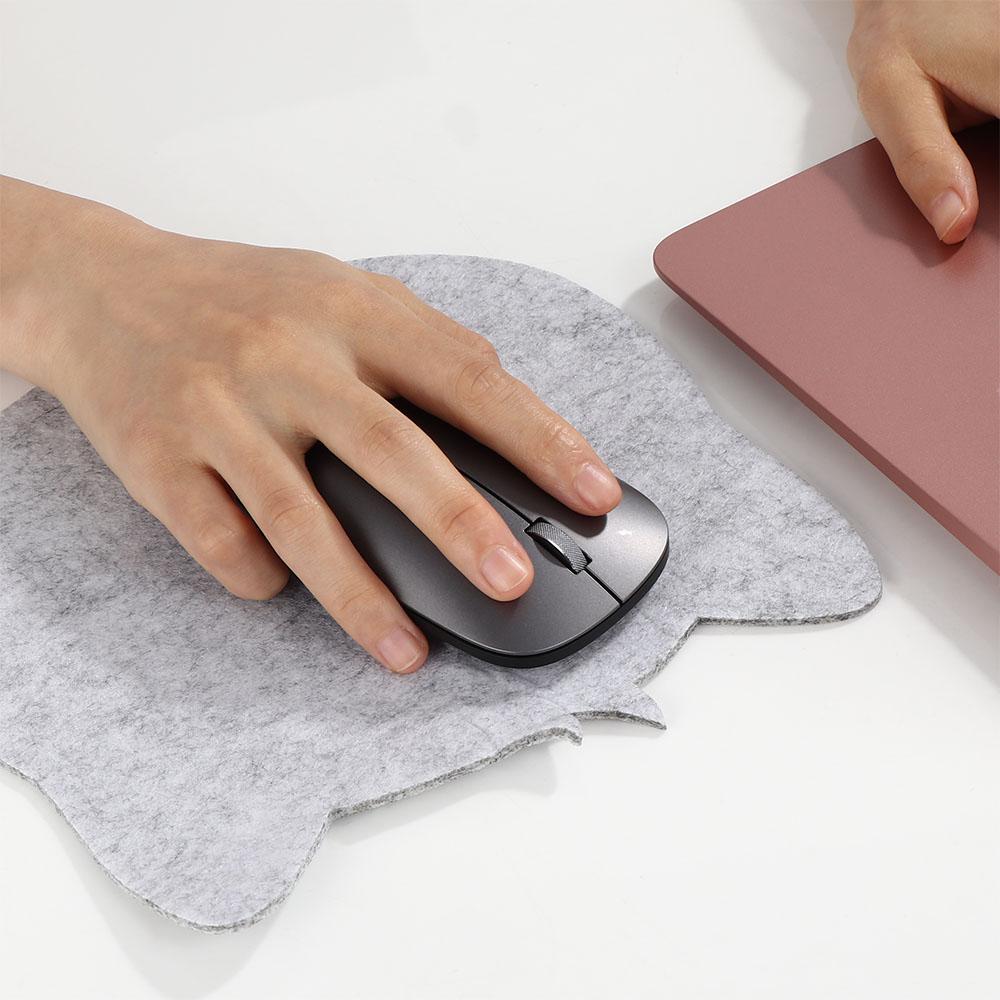 Thicken Cat Shaped Cloth Cute Optical Universal Pad Mouse Mat for Computer Cat Design