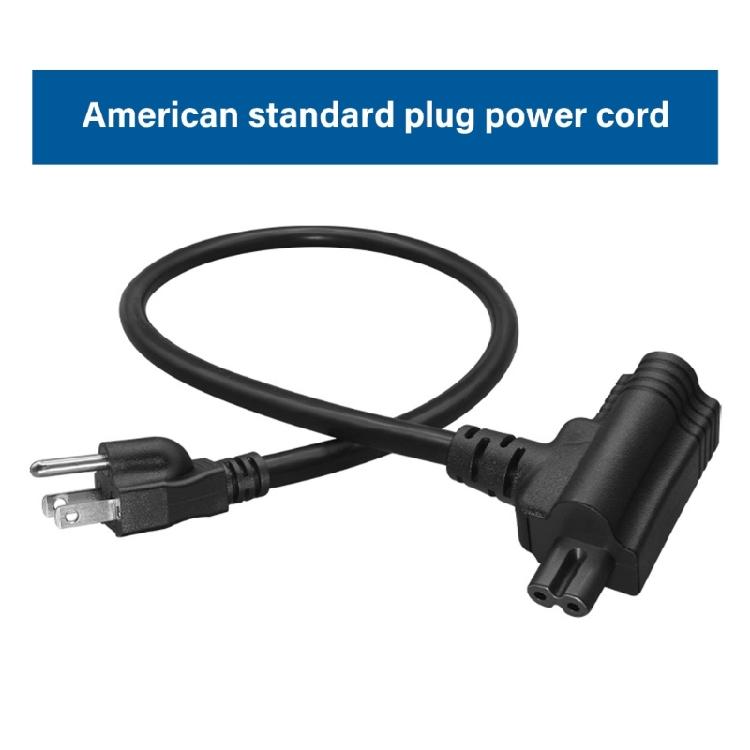 Y-образный удлинитель-разветвитель 14AWG, 3-контактный NEMA 5 15P на 5 15R и кабель питания C7 для электроники и бытовой техники