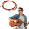 6Pcs/Set Acoustic Guitar Strings Folk Guitar Strings Acoustic Guitar Copper Core Strings Kit Musical Instrument Accessories