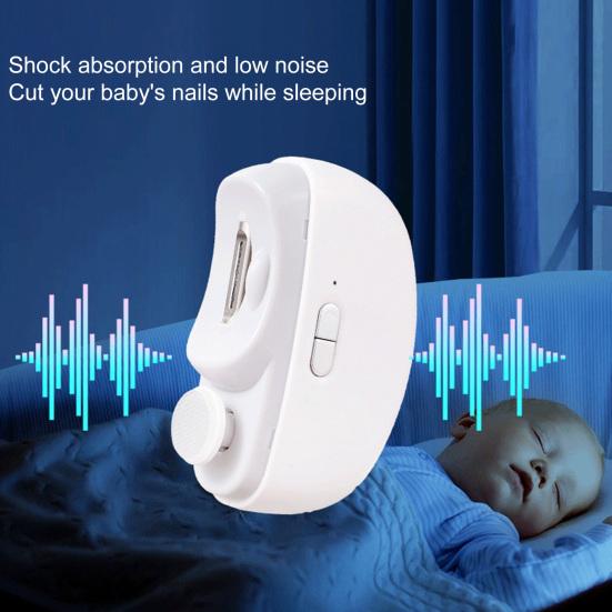 Electric Automatic Nail Clipper with Light Rechargeable Fingernail Trimmer Nail Clipper for Smooth And Safe Manicures