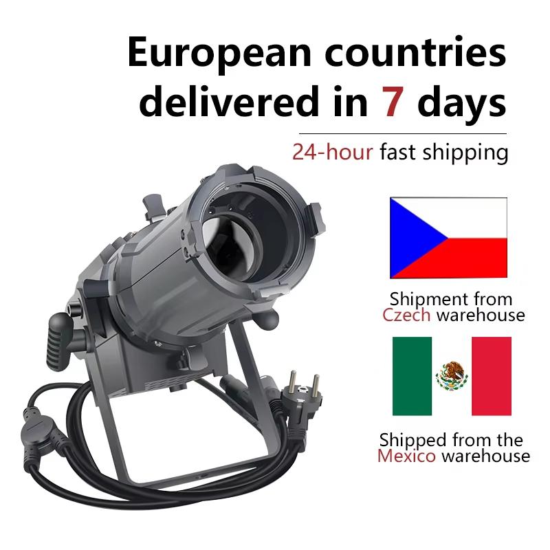 100W imaging light 2in1 Zoom Profile Surface Studio Gobo Spotlight Variable Zoom Ellipsoidal DMX LED Leko for Light Show DJ CLUB