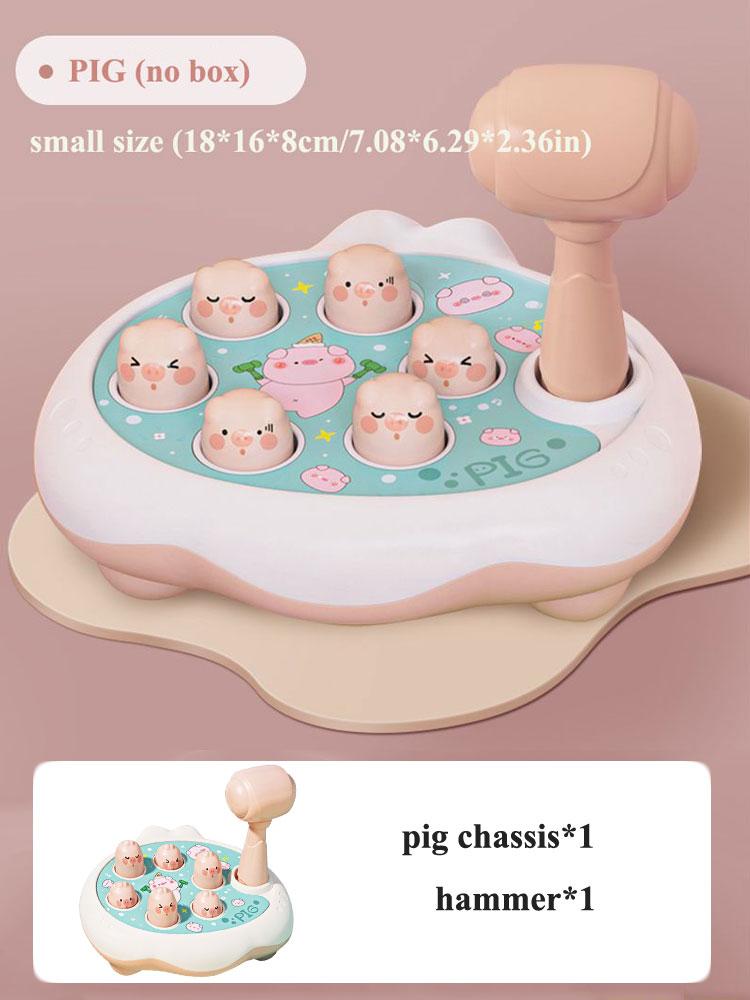 1 шт. Утка/Лягушка/Свинья Детская игрушка Монтессори обучающая игра головоломка подарок для 12 24 месяцев малыш мальчик/девочка с молотком