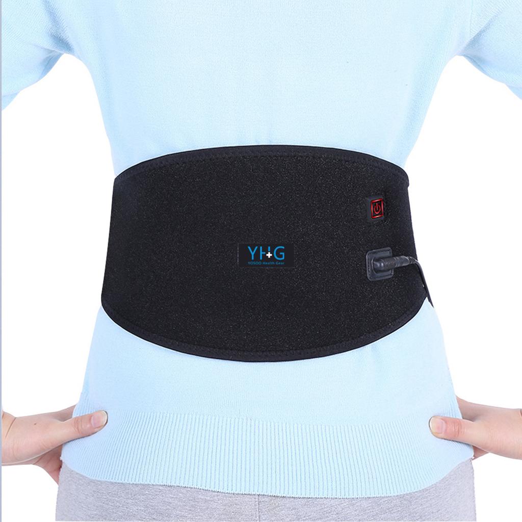 YHG USB Charging Electric Heating Hot Therapy Abdomen Waist Support Belt
