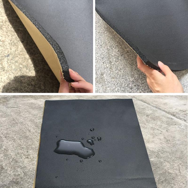1Roll 200cmx50cm 3mm/6mm/8mm Adhesive Closed Cell Foam Sheets Soundproof Insulation Home Car Sound Acoustic Insulation