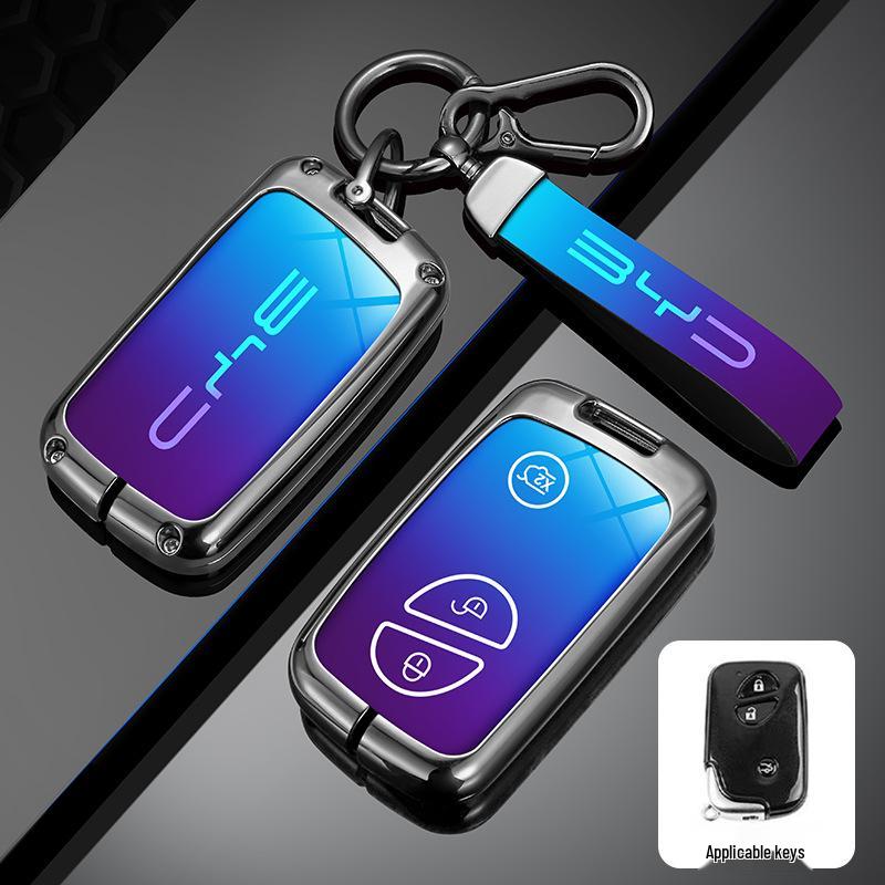 BYD Dolphin 22-24 Key Case: Compatible with Han, Song Plus, Tang DMI, Qin Pro, Yuan E2