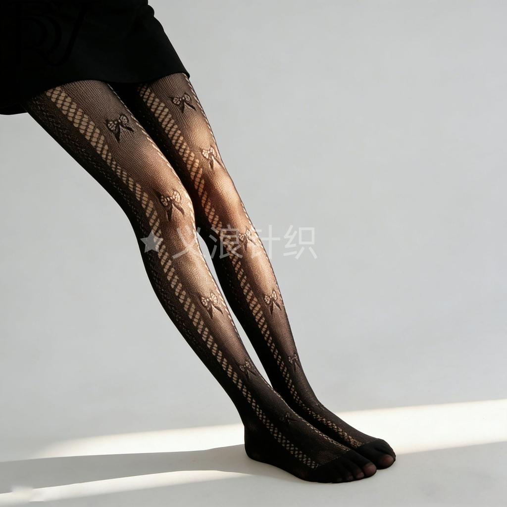 Lolita White Pure Fishnet Socks Vintage Lace Hollow Mesh Socks Pantyhose Bottom Socks Black Pantyhose Versatile