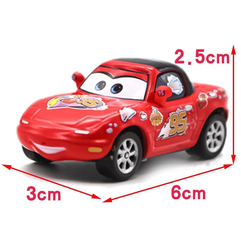 Disney Pixar Cars No.95 Молния Маккуин Модель автомобиля Металлические игрушки и хобби Для детей Для мальчиков Для малышей и детей Дети Подарок на день рождения Игрушечные машинки и поезда