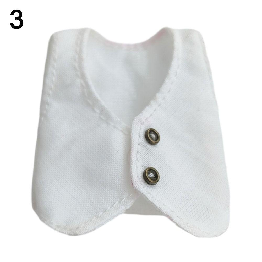 Boys Girls YMY Doll Clothes Casual Wear Doll Shirts New Vest Tops 1/11 ob11 dolls/1/12 Bjd Doll