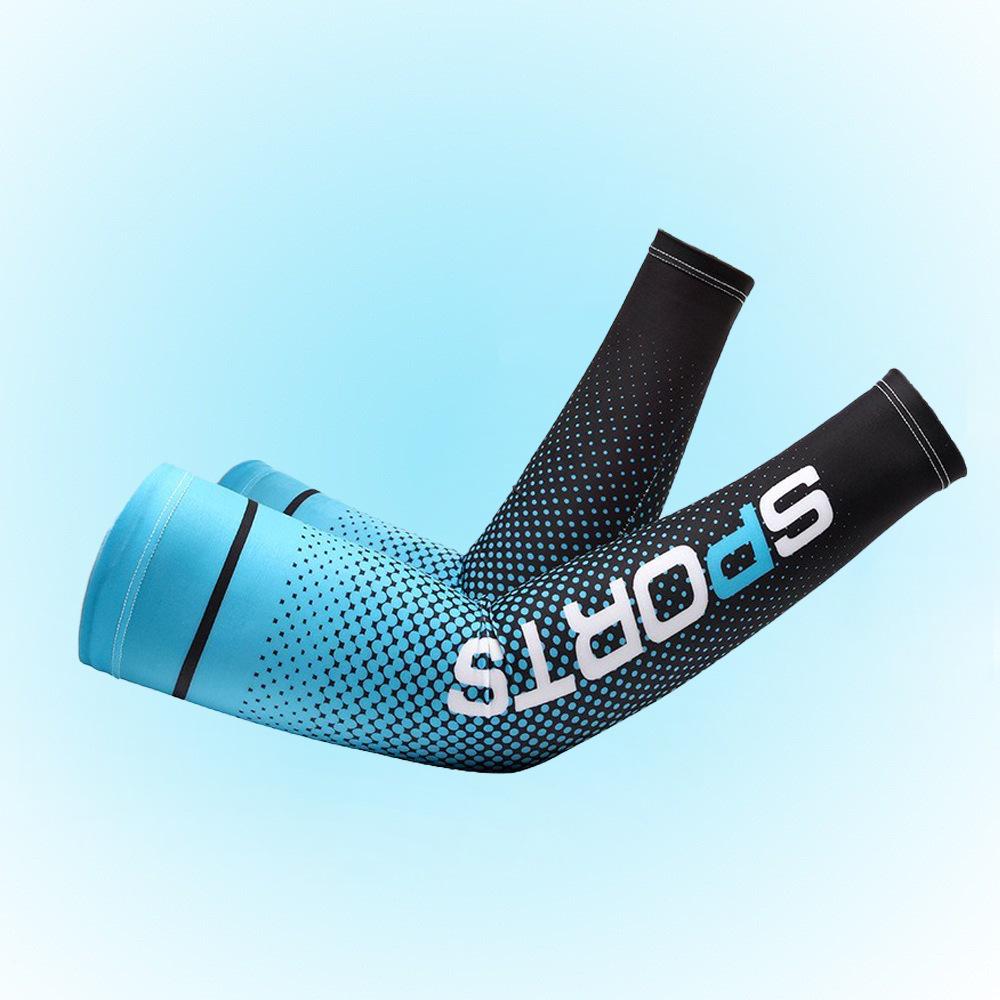 Унисекс Рукава из ледяного шелка для защиты от солнца на весну/лето – Дышащие, конструкция без двух пальцев для вождения и езды