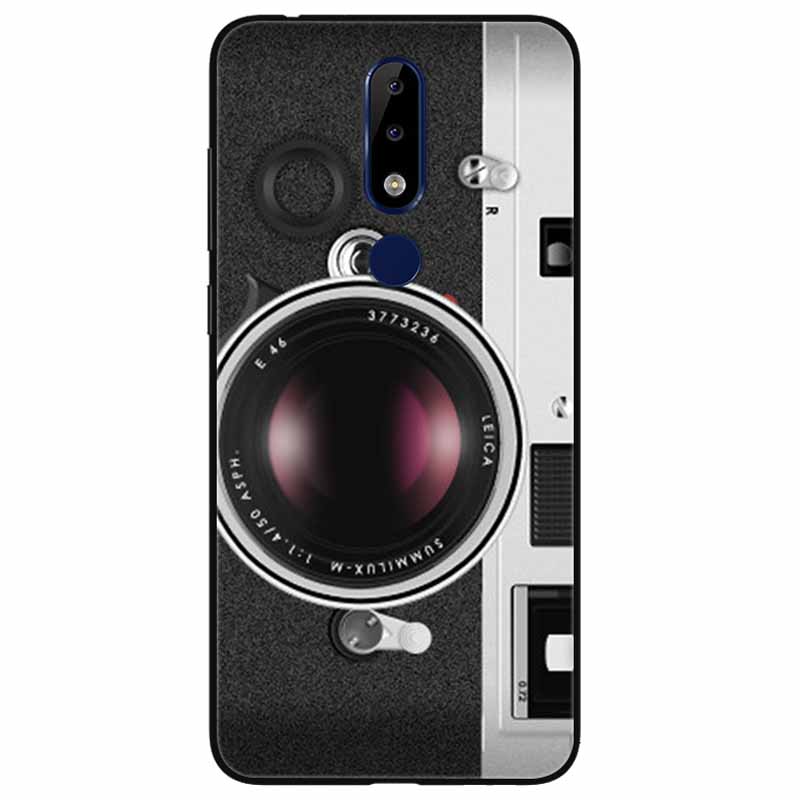 Для Nokia 5.1 Plus Чехол Мягкий Силикон Мультфильм Модный ТПУ Чехлы для Телефона для Nokia X5 Обложка 5.1Плюс Милый для NokiaX5 Защитный