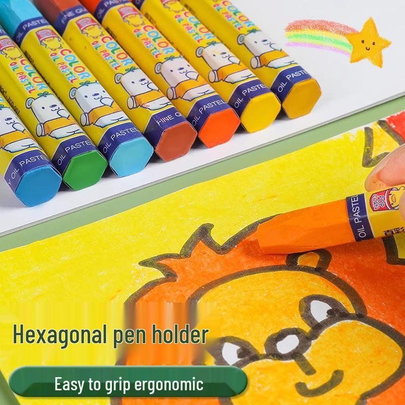 Нетоксичная масляная пастель для детей - Не пачкающие мелки для детского сада и первого класса - Доступны в наборах по 12, 24 или 36 цветов