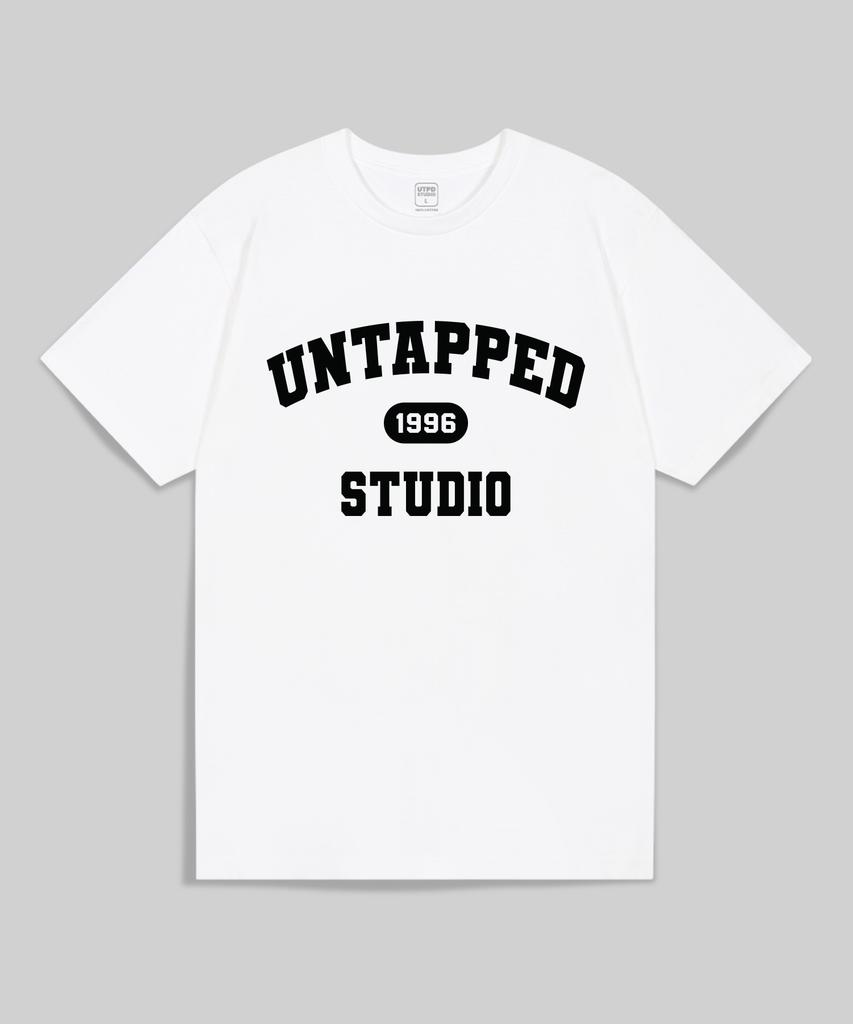 UNTAPPED STUDIO 1996 Студийная оверсайз футболка с коротким рукавом 4 цвета