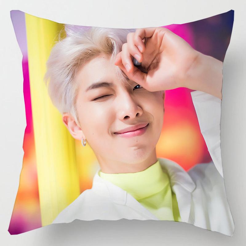 Уютная 45см Kpop Bts Bangtan Boys Наволочка Декоративная Мягкая Наволочка Для Дома