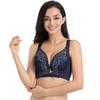Бюстгальтер пуш-ап, большие размеры, бюстгальтеры для женщин, 100 105 CD, сексуальное кружевное нижнее белье, бюстгальтер без косточек, бесшовный бюстгальтер без косточек с цветочным принтом