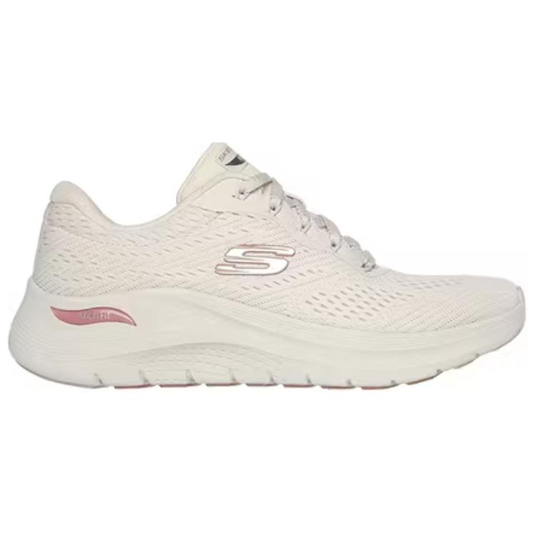 Skechers Удобные амортизирующие высокие повседневные кроссовки для женщин Светло-розовые 168008-NTMT