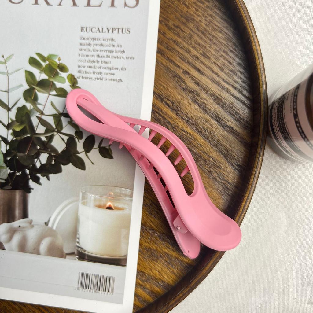 Винтажная матовая заколка для волос для женщин, модная, с индивидуальностью, с градиентным контрастом, заколка-уточка, аксессуары для волос для девочек на каждый день