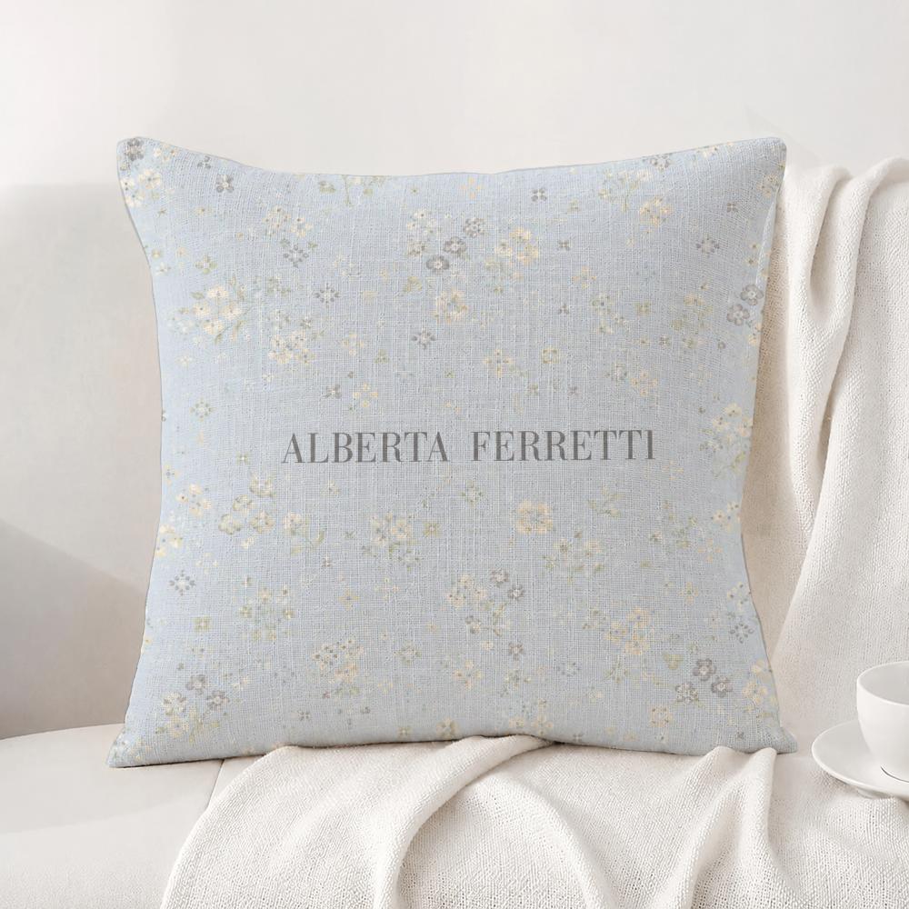 Brand Alberta Ferretti Cushion Cover Natural Linen Pillowcase Set AllinOne Decor Cushion Cover for Sofa Bedroom Chair