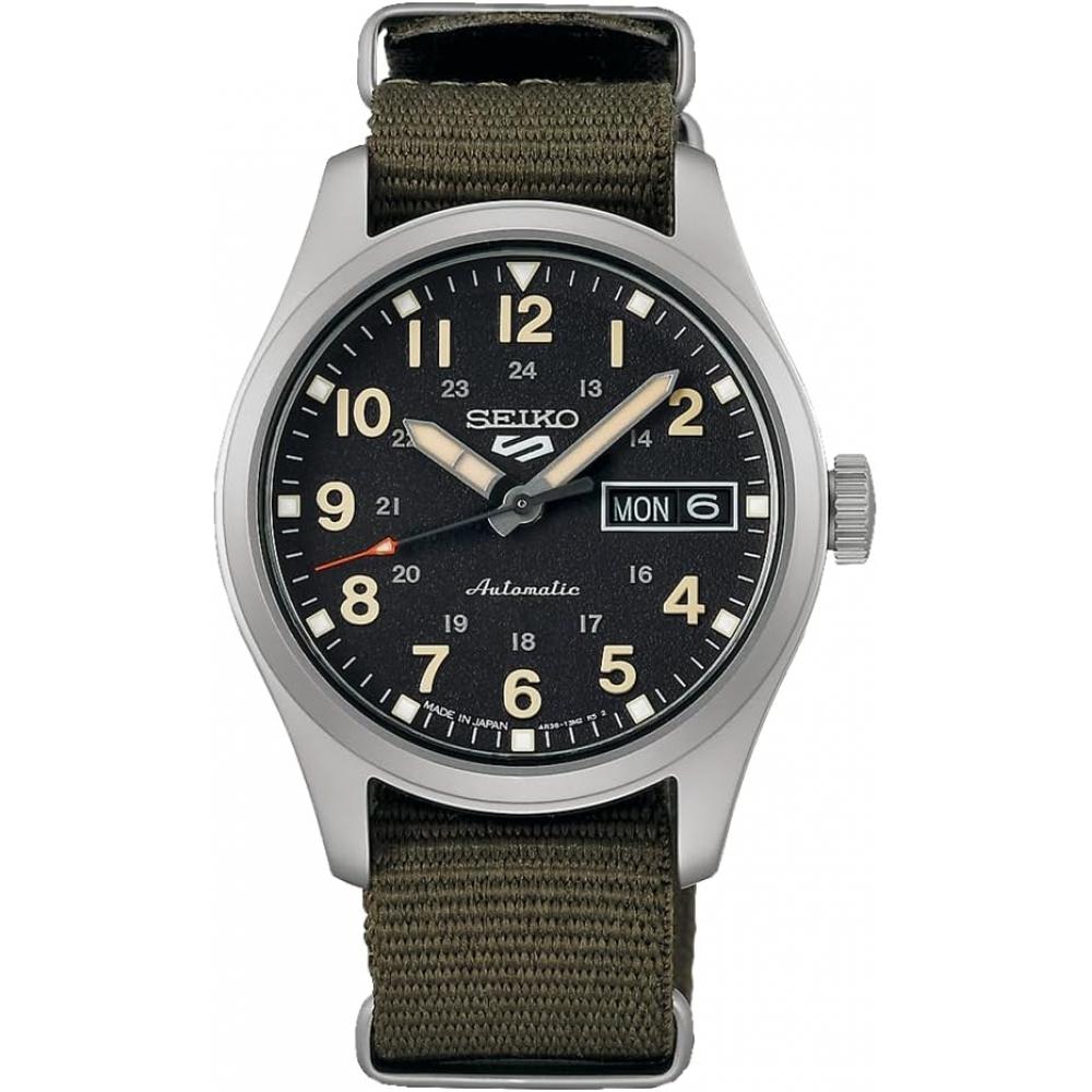 Citizen Men S uniSex Auto Mech Field Watch Silver Black Khaki Green Nylon SbSa2o
