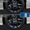 6 шт. светоотражающие виниловые наклейки на обод колеса автомобиля, решетчатая полоса, наклейки на ступицу гоночного колеса для размеров 18–21 дюймов, декоративная наклейка