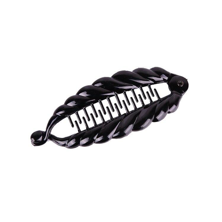 New Fashion Banana Shape Hair Clip Gradient Color Fish Clip Hairpins Hair Accessories for Women Hair Clip Clamp DIY Accessories