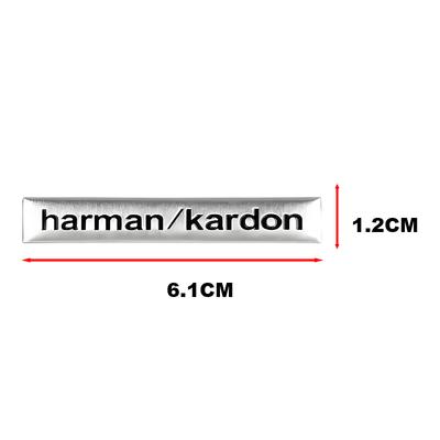 2/4 шт. Высококачественные металлические автомобильные аксессуары Harman Kardon, аудиодинамики высокой четкости и стерео аудио эмблемы-наклейки