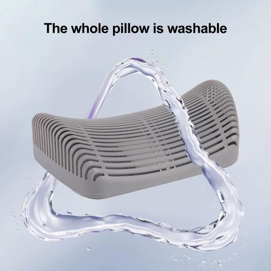 Охлаждающая подушка для шеи Подушка с полой поддержкой шеи Подушка для физиотерапии для восстановления шейного отдела позвоночника Дышащая подушка для сна для летнего кемпинга и путешествий