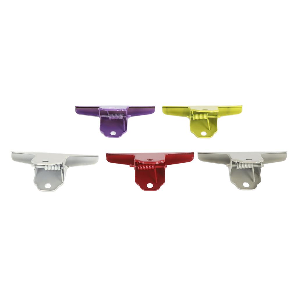 5 шт. красочные металлические шарнирные зажимы в виде быка, настенные подвесные сверхмощные прочные пружинные большие бычьи бумажные C