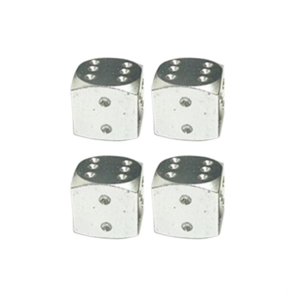 4 шт. в форме кубиков, колеса автомобиля, мотоцикла, шины, шток воздушного клапана, противопыльные колпачки