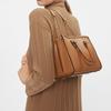 Michael Kors MK Chantal Деловая повседневная сумка-мессенджер для поездок на работу с металлическим логотипом Женские сумки Светло-арахисовый 30F2G7CM1T-174