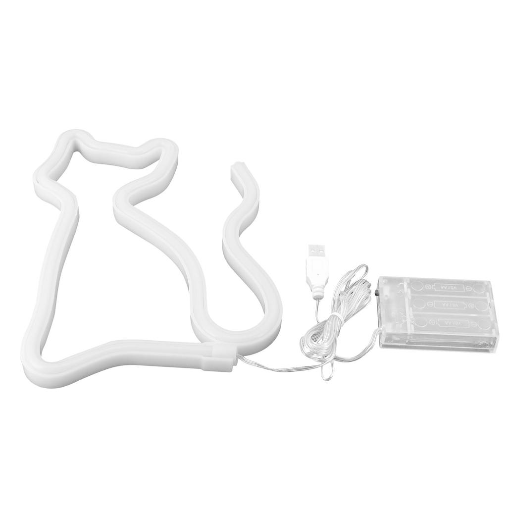 Светодиодный неоновый свет, красочные неоновые вывески в форме кошки, настенные декорации для предложения, свадьбы, дня рождения, вечеринки