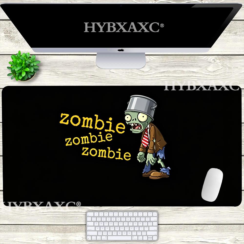 HYBXAXC PPlants vs ZZombies Replanted Карты Коврик для мыши Настольный коврик Нескользящий Необтрепывающийся Клавиатура Эргономичный Офис Резина Дом Индивидуальный