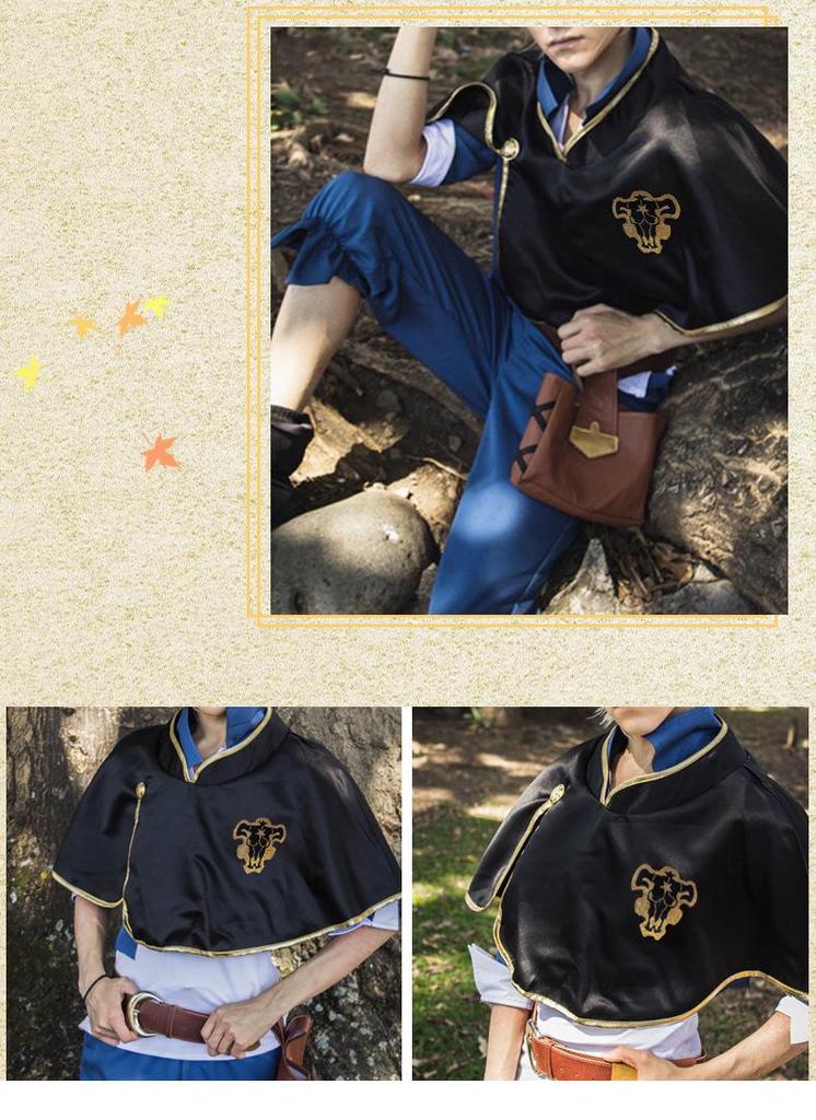 Плащ для косплея Асты из Black Clover, Европейский размер