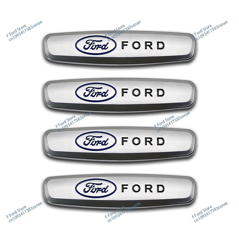 YJBU1 Ford Mustang Seat Sticker Metal Badge Seat Badge For Ford Mustang Shelby Cobra Focus Mondeo F-150 Accessories Interior Sticker ycbs9