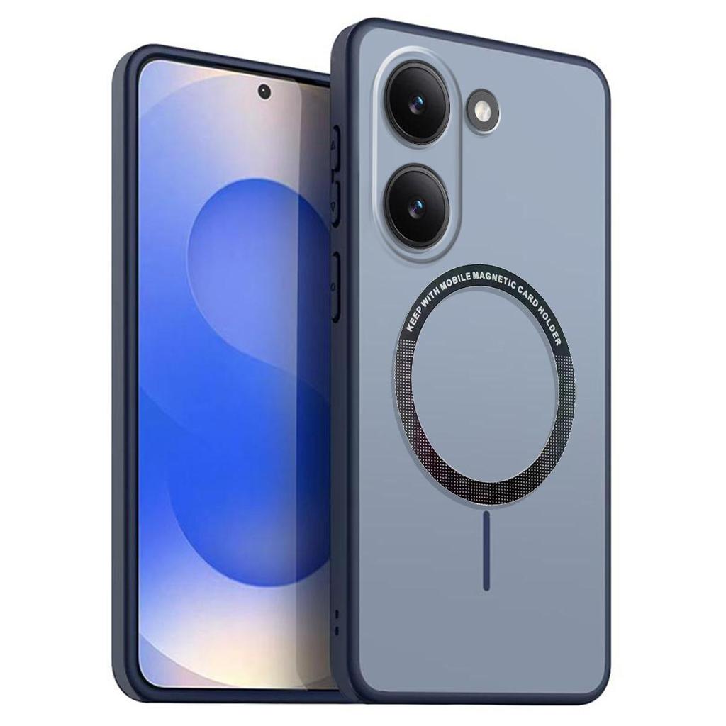 Матовый полупрозрачный магнитный чехол для телефона Xiaomi POCO X8 Pro Мягкая крышка из ТПУ