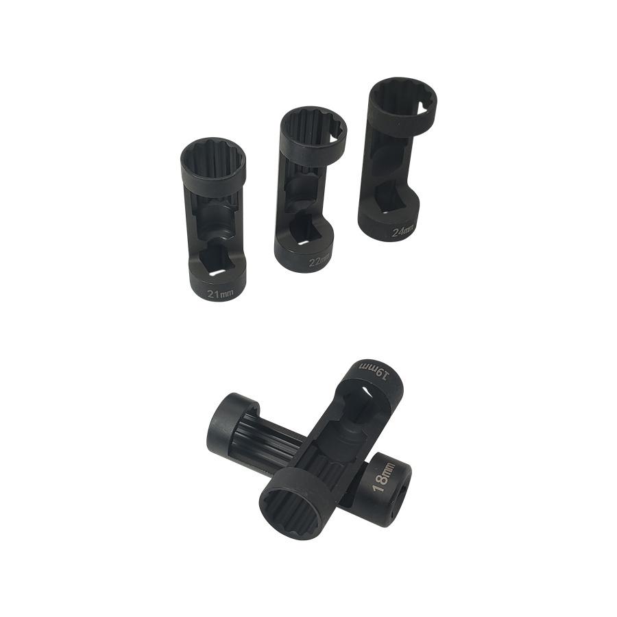 Набор из 5 шт. 12-гранных торцевых головок 1/2" 18-24 мм для большинства европейских автомобилей
