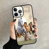 Horse Animal Phone Case For iPhone 17 Air 16 15 14 plus 12 13 Pro max Soft Bumper Shell Cover coque