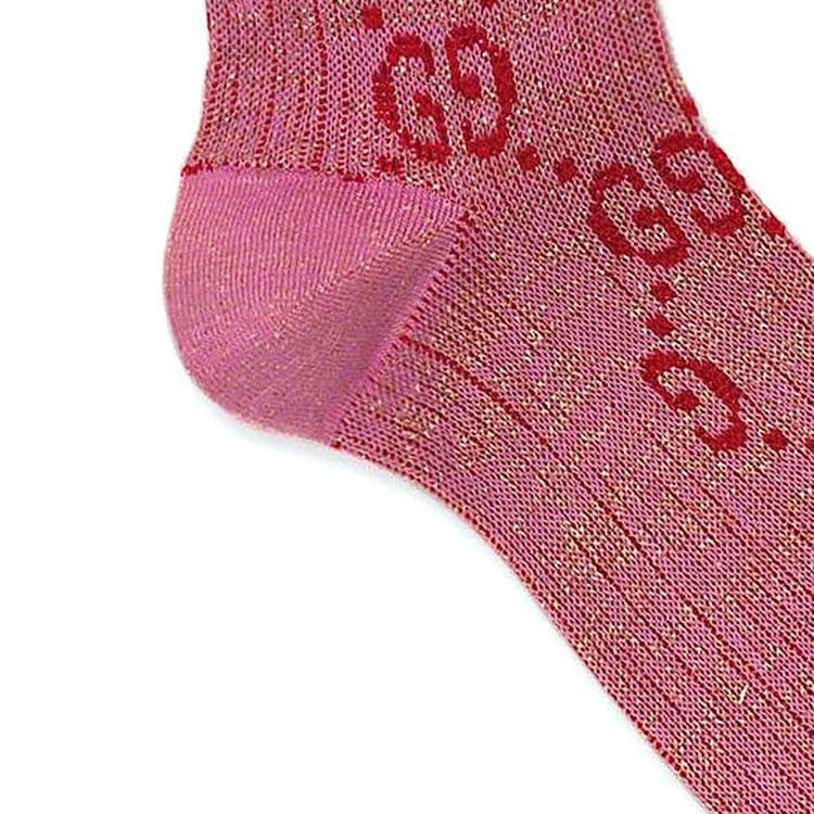 Gucci Хлопковые носки Gg 'Розовый/Розовый' 476525-3G199-5872