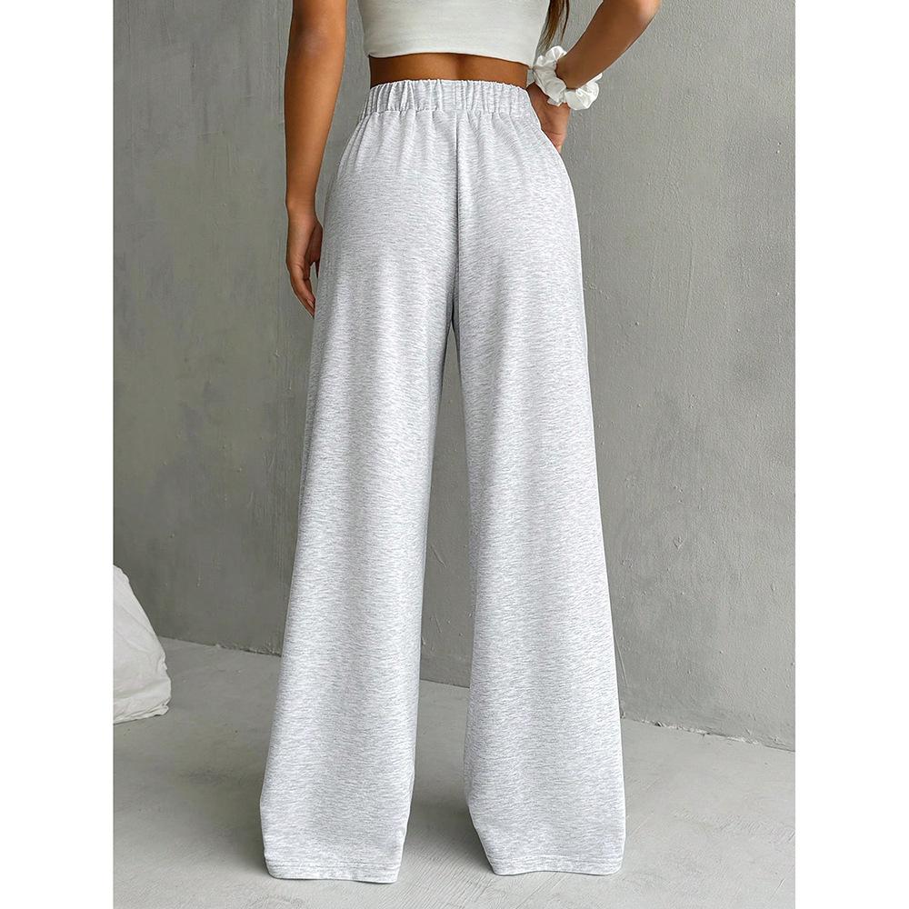 Повседневные брюки для женщин на весну и осень, новый дизайн, свободные спортивные брюки