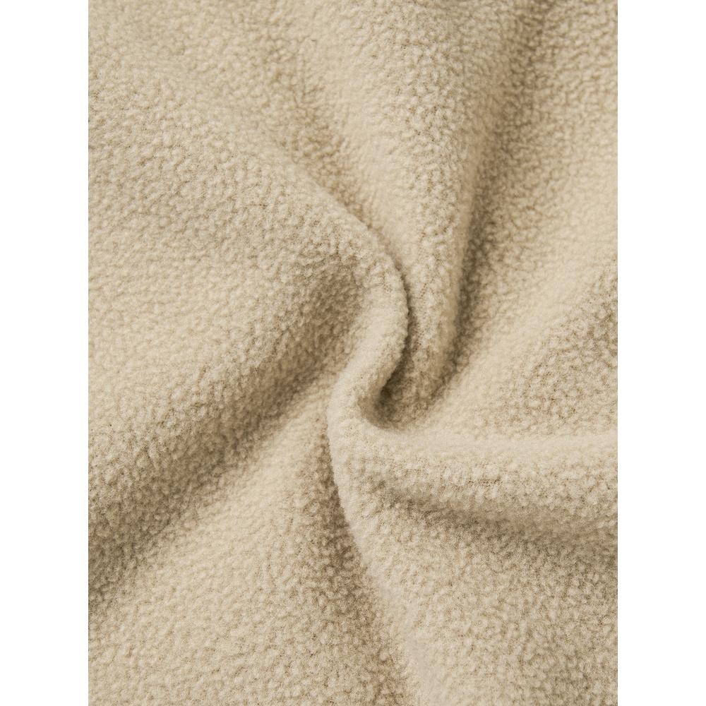 Daiso [детский] Флисовый жилет 130 Бежевый