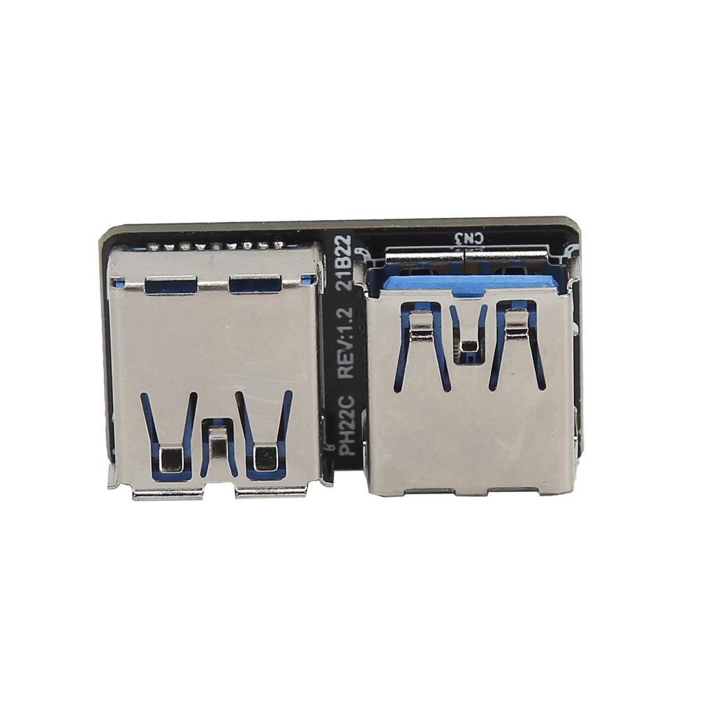 Адаптер 20Pin на USB 3.0 Разветвитель-конвертер 19Pin 2 порта A Разъем-мама Материнская плата