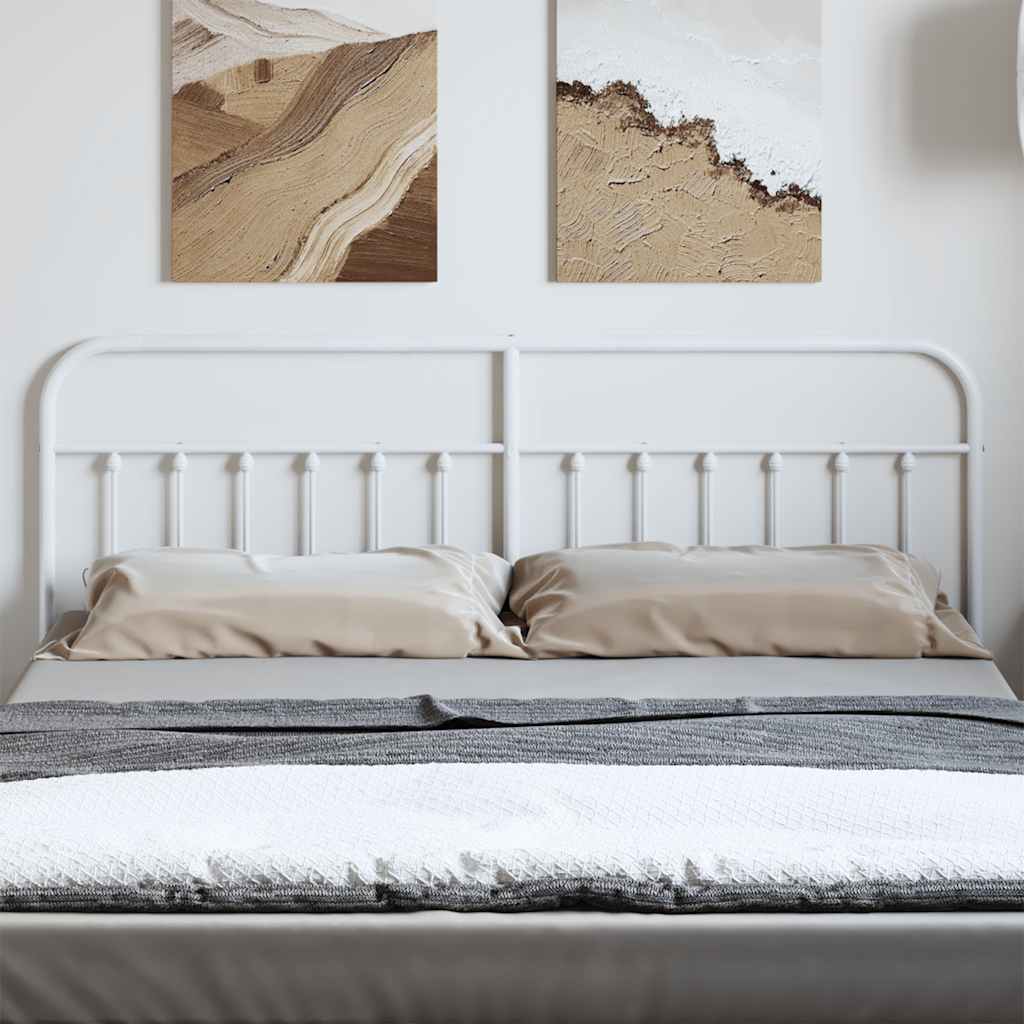 Replacement Headboard Metal White 180 cm