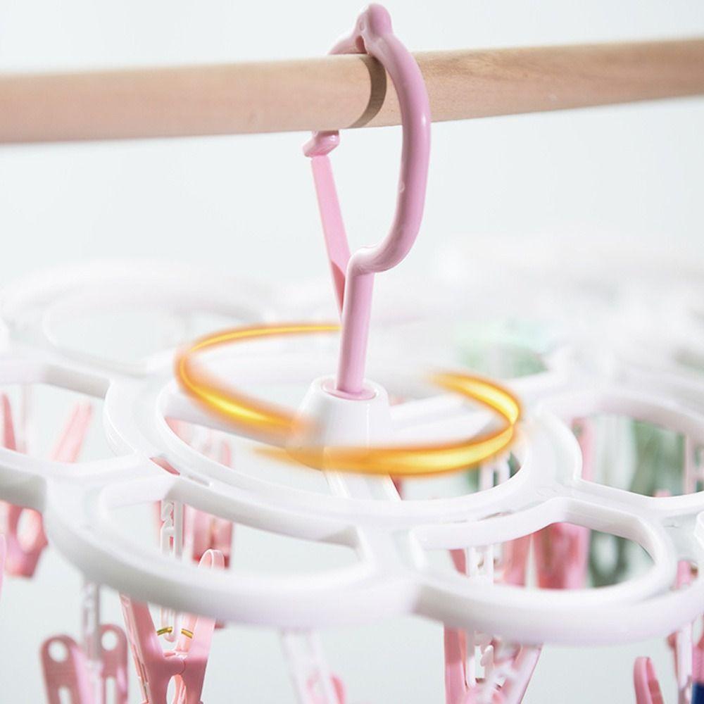 Clothespin Adults Laundry Rack For Socks Home Supply Clothes Hanger Drying Rack Clothes Organizer