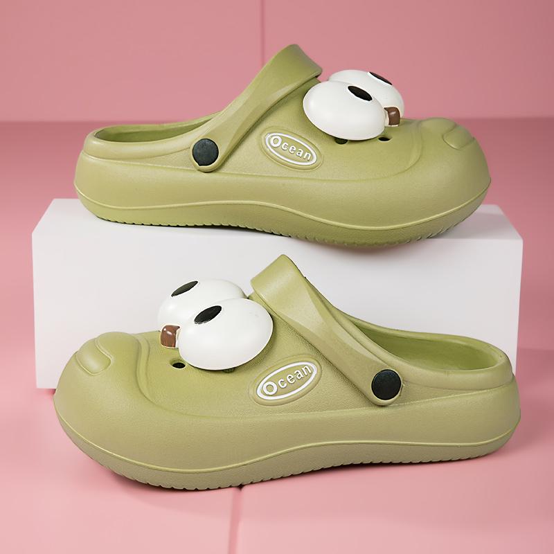 New Fashion Shoes Couple Style Cute Beach Sandals Women Summer Outdoor Casual Slippers Summer Soft Anti Slip Thick Sole Shoe