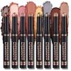 Vibrant Pearly Glitter Eyeshadow Stick Long-Lasting Waterproof Smudge-Proof Eyeshadow for Contouring Brightening and Lazy Eye Makeup