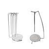 Detachable BBQ Skewer Set Stainless Steel Barbecue Fork Holder Hanger Skewer Stand  Party